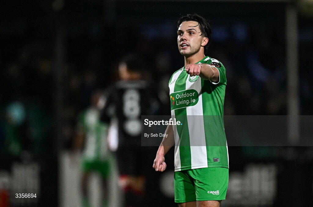 13 February 2026; Sean Brennan of Bray Wanderers during the SSE Airtricity Men's First Division match between Bray Wanderers and Longford Town at Carlisle Grounds in Bray, Wicklow. Photo by Seb Daly/Sportsfile