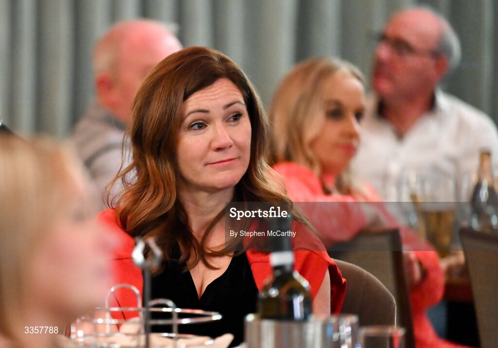 14 February 2026; Niamh McElwain at the Learn to Lead LGFA Female Leadership Programme graduation evening at The Carlton Hotel in Santry, Dublin. The Learn to Lead programme was devised to develop the next generation of leaders within Ladies Gaelic Football. Photo by Stephen McCarthy/Sportsfile