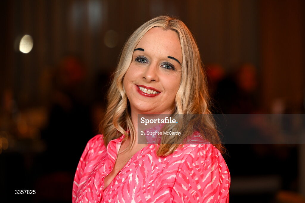 14 February 2026; Noreen Wrenn of Éire Óg, Carlow, at the Learn to Lead LGFA Female Leadership Programme graduation evening at The Carlton Hotel in Santry, Dublin. The Learn to Lead programme was devised to develop the next generation of leaders within Ladies Gaelic Football. Photo by Stephen McCarthy/Sportsfile
