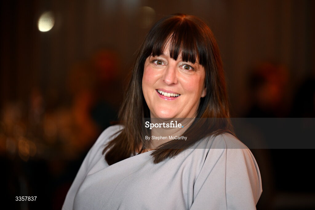 14 February 2026; Grainne Coleman of Beann Eadair, Dublin, at the Learn to Lead LGFA Female Leadership Programme graduation evening at The Carlton Hotel in Santry, Dublin. The Learn to Lead programme was devised to develop the next generation of leaders within Ladies Gaelic Football. Photo by Stephen McCarthy/Sportsfile