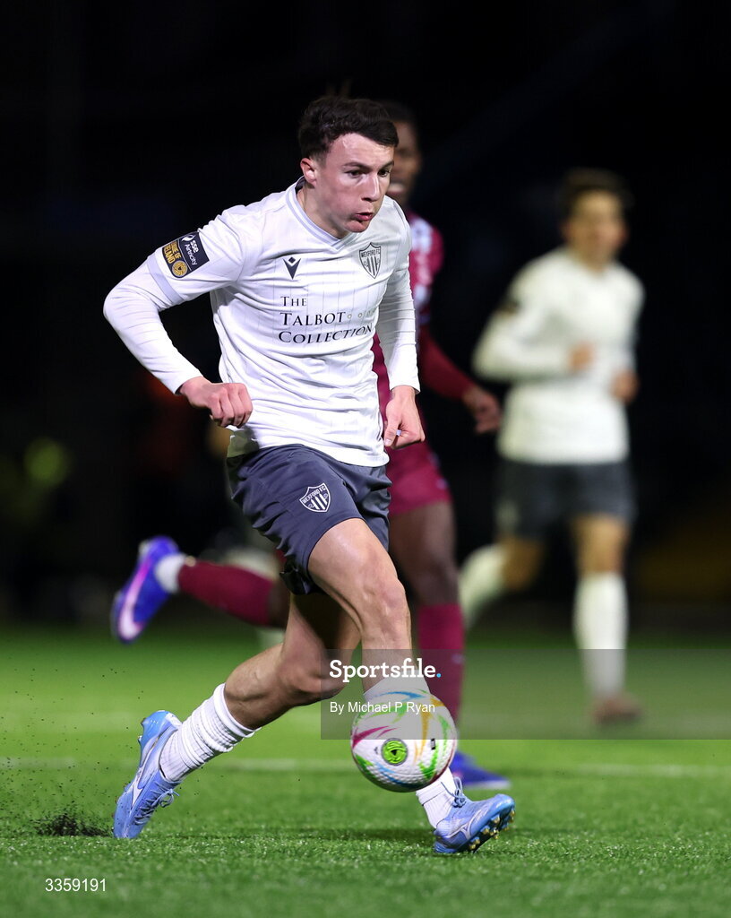 13 February 2026; Jake Doyle of Wexford during the SSE Airtricity Men's First Division match between Cobh Ramblers and Wexford at St Colman's Park in Cobh, Cork. Photo by Michael P Ryan/Sportsfile