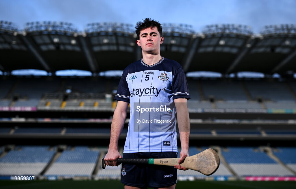 16 February 2026; Dublin hurler Paddy Doyle during a Dublin GAA Doubler-Header media event at Croke Park in Dublin. Photo by David Fitzgerald/Sportsfile