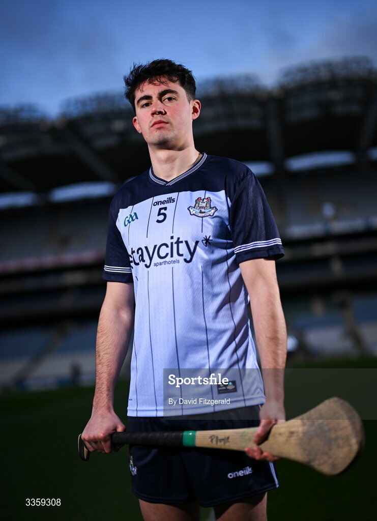 16 February 2026; Dublin hurler Paddy Doyle during a Dublin GAA Doubler-Header media event at Croke Park in Dublin. Photo by David Fitzgerald/Sportsfile