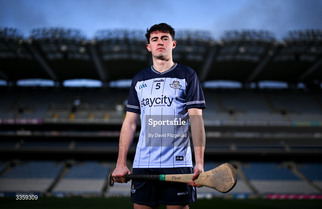 16 February 2026; Dublin hurler Paddy Doyle during a Dublin GAA Doubler-Header media event at Croke Park in Dublin. Photo by David Fitzgerald/Sportsfile