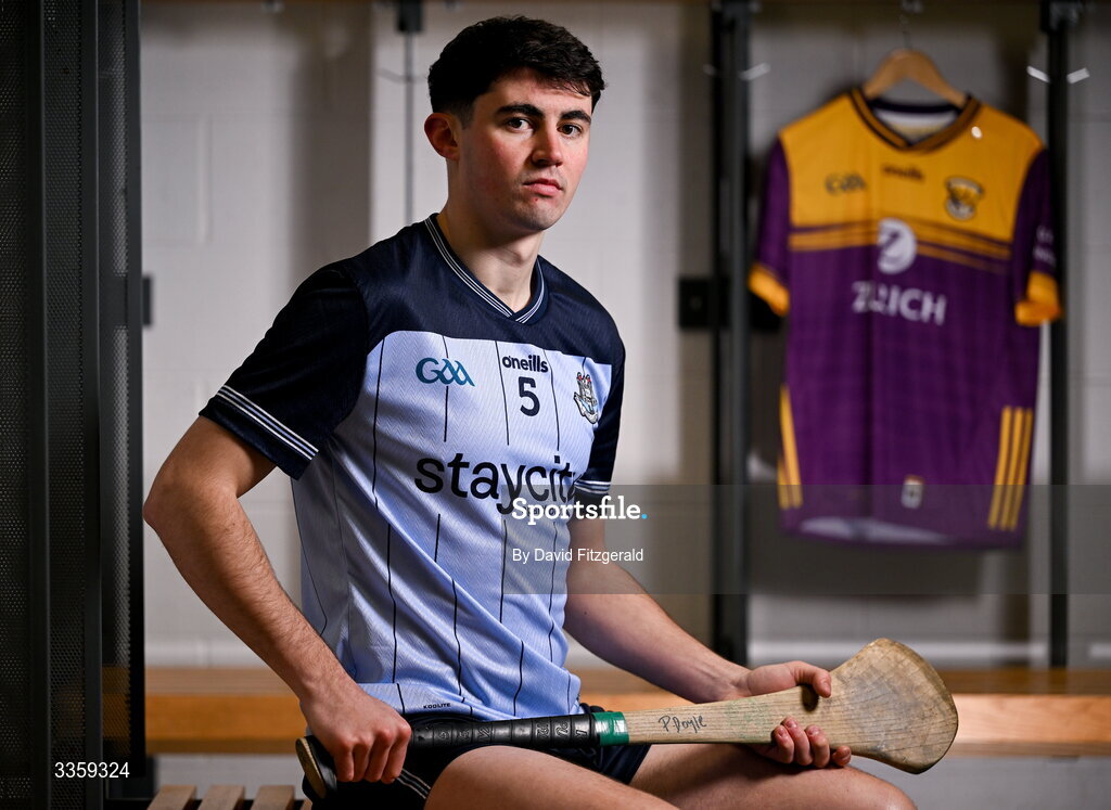 16 February 2026; Dublin hurler Paddy Doyle during a Dublin GAA Doubler-Header media event at Croke Park in Dublin. Photo by David Fitzgerald/Sportsfile