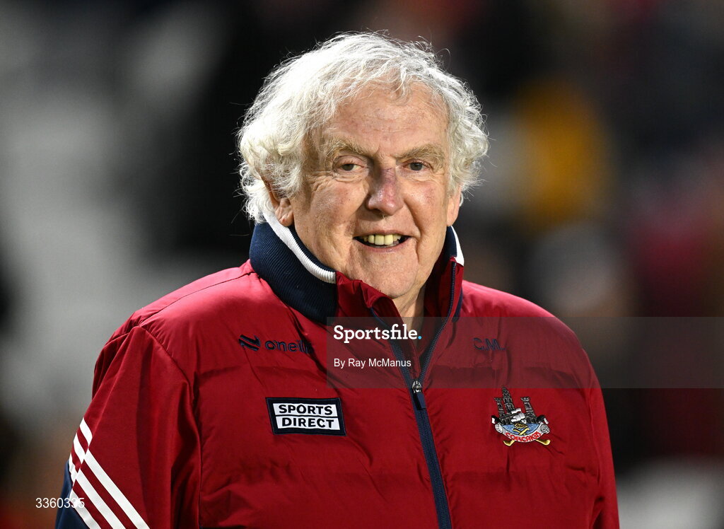 7 February 2026; Dr Con Murphy before the Allianz Hurling League Division 1A match between Cork and Tipperary at SuperValu Páirc Ui Chaoimh in Cork. Photo by Ray McManus/Sportsfile