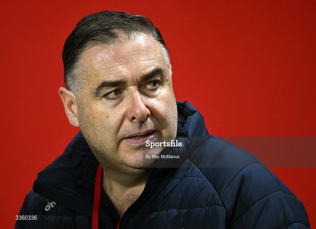 7 February 2026; Gerard O'Sullivan, Cork GAA Communications Officer, before the Allianz Hurling League Division 1A match between Cork and Tipperary at SuperValu Páirc Ui Chaoimh in Cork. Photo by Ray McManus/Sportsfile