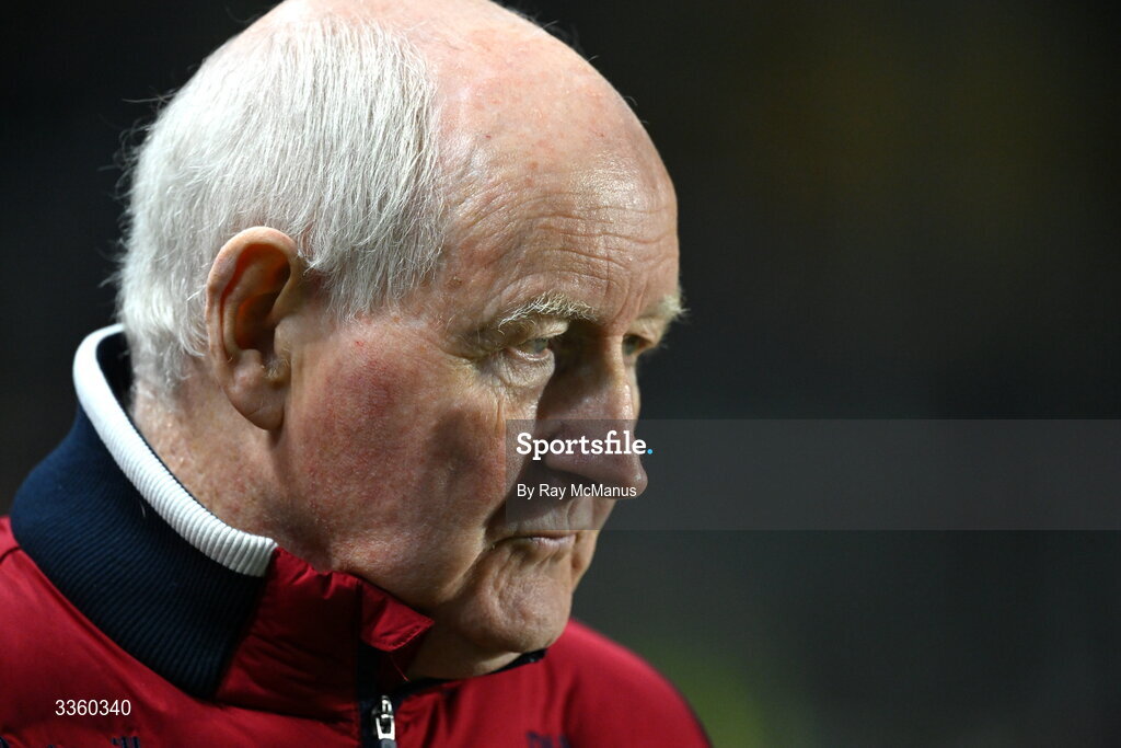 7 February 2026; Cork County Board chairman Pat Horgan before the Allianz Hurling League Division 1A match between Cork and Tipperary at SuperValu Páirc Ui Chaoimh in Cork. Photo by Ray McManus/Sportsfile