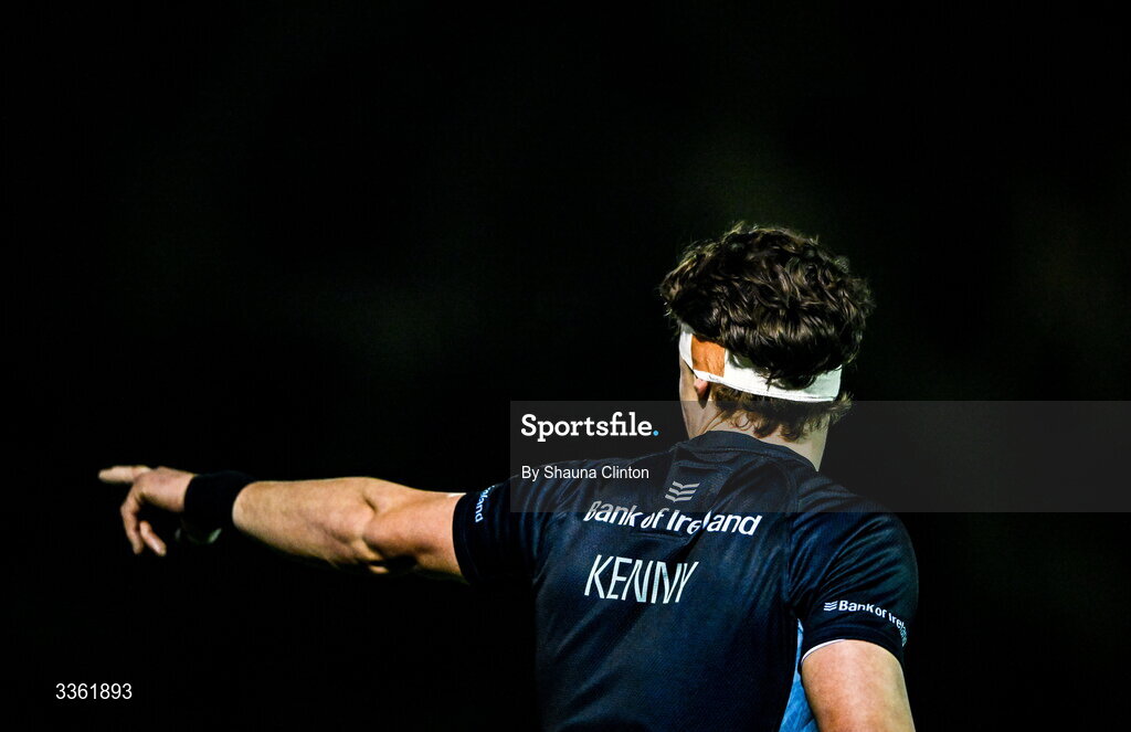 19 February 2026; Joshua Kenny during the Leinster Rugby open training session at Terenure College RFC at Lakelands Park in Dublin. Photo by Shauna Clinton/Sportsfile