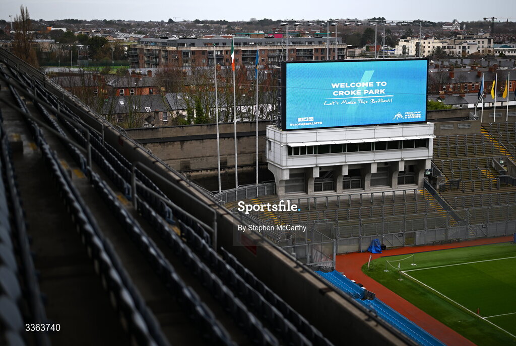 21 February 2026; A general view of Croke Park before the Allianz Hurling League Division 1B match between Dublin and Wexford at Croke Park in Dublin. Photo by Stephen McCarthy/Sportsfile
