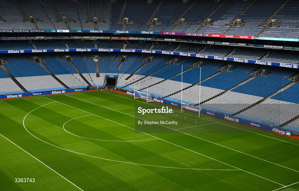21 February 2026; A general view of Croke Park before the Allianz Hurling League Division 1B match between Dublin and Wexford at Croke Park in Dublin. Photo by Stephen McCarthy/Sportsfile
