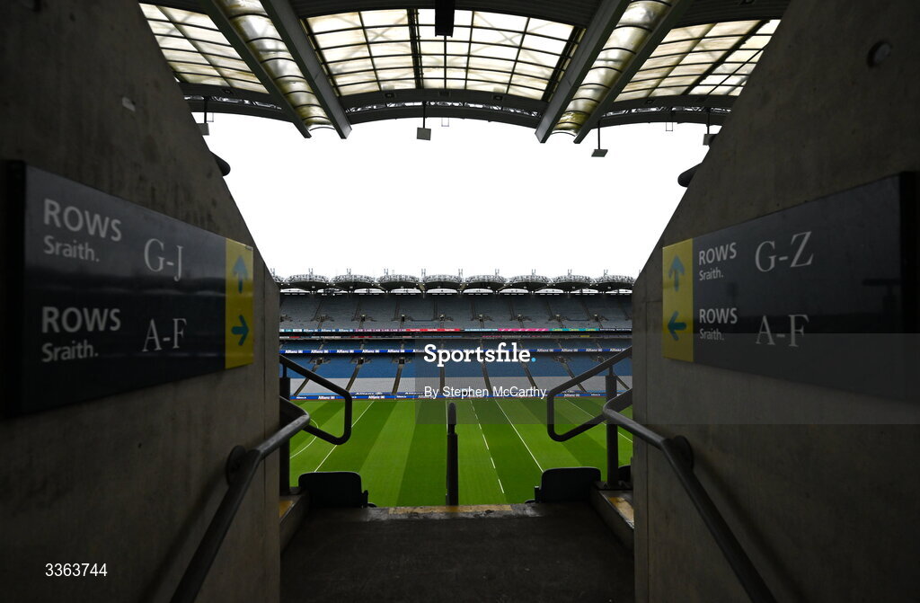 21 February 2026; A general view of Croke Park before the Allianz Hurling League Division 1B match between Dublin and Wexford at Croke Park in Dublin. Photo by Stephen McCarthy/Sportsfile