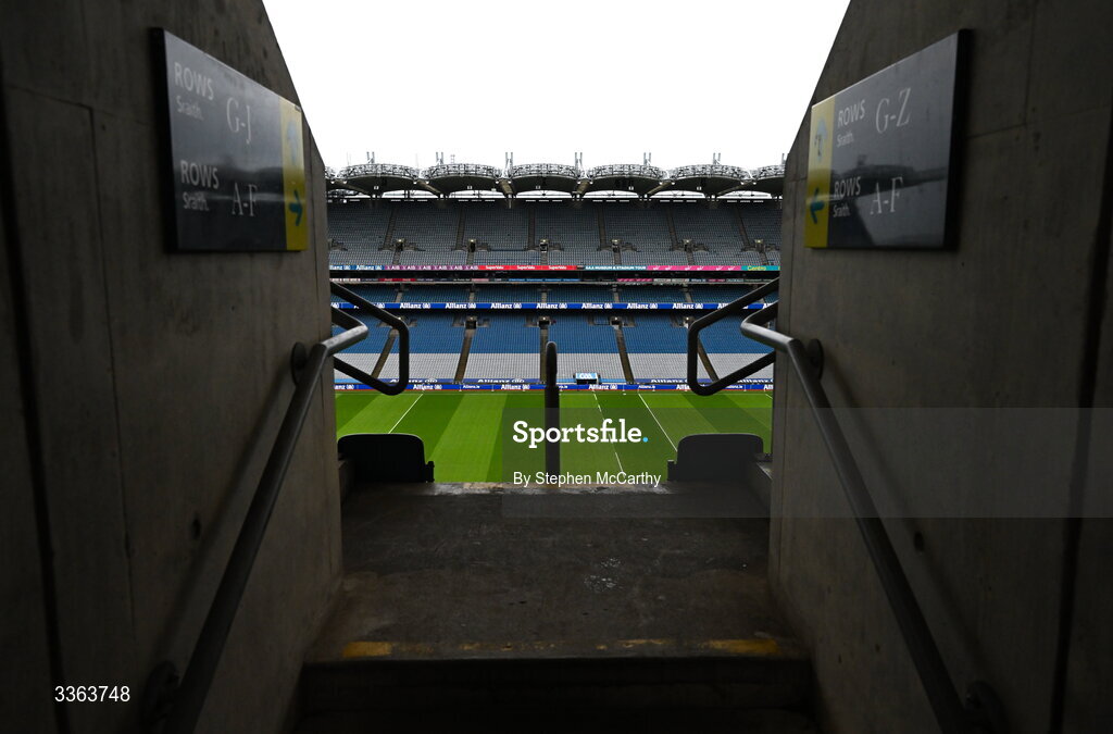 21 February 2026; A general view of Croke Park before the Allianz Hurling League Division 1B match between Dublin and Wexford at Croke Park in Dublin. Photo by Stephen McCarthy/Sportsfile