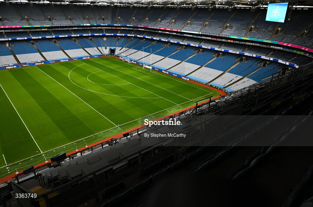 21 February 2026; A general view of Croke Park before the Allianz Hurling League Division 1B match between Dublin and Wexford at Croke Park in Dublin. Photo by Stephen McCarthy/Sportsfile