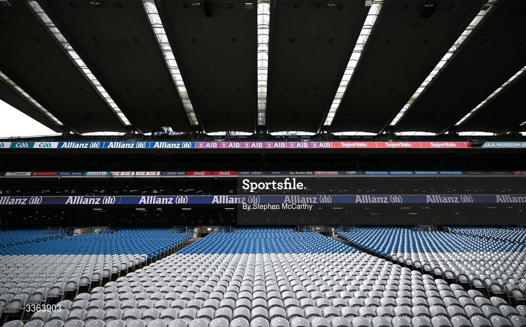 21 February 2026; A general view of Croke Park before the Allianz Hurling League Division 1B match between Dublin and Wexford at Croke Park in Dublin. Photo by Stephen McCarthy/Sportsfile