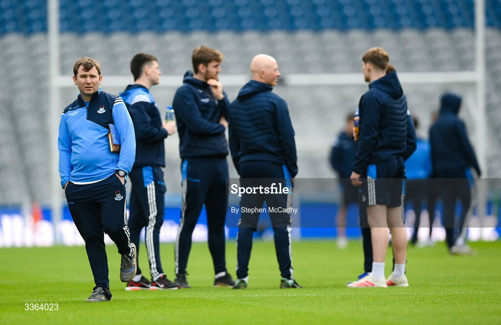 21 February 2026; Dublin manager Niall Ó Ceallacháin before the Allianz Hurling League Division 1B match between Dublin and Wexford at Croke Park in Dublin. Photo by Stephen McCarthy/Sportsfile