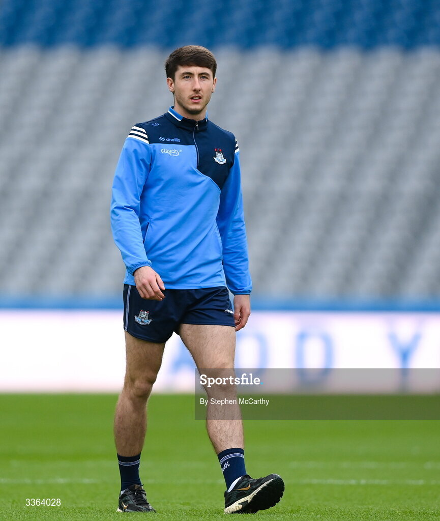 21 February 2026; Seán Gallagher of Dublin before the Allianz Hurling League Division 1B match between Dublin and Wexford at Croke Park in Dublin. Photo by Stephen McCarthy/Sportsfile