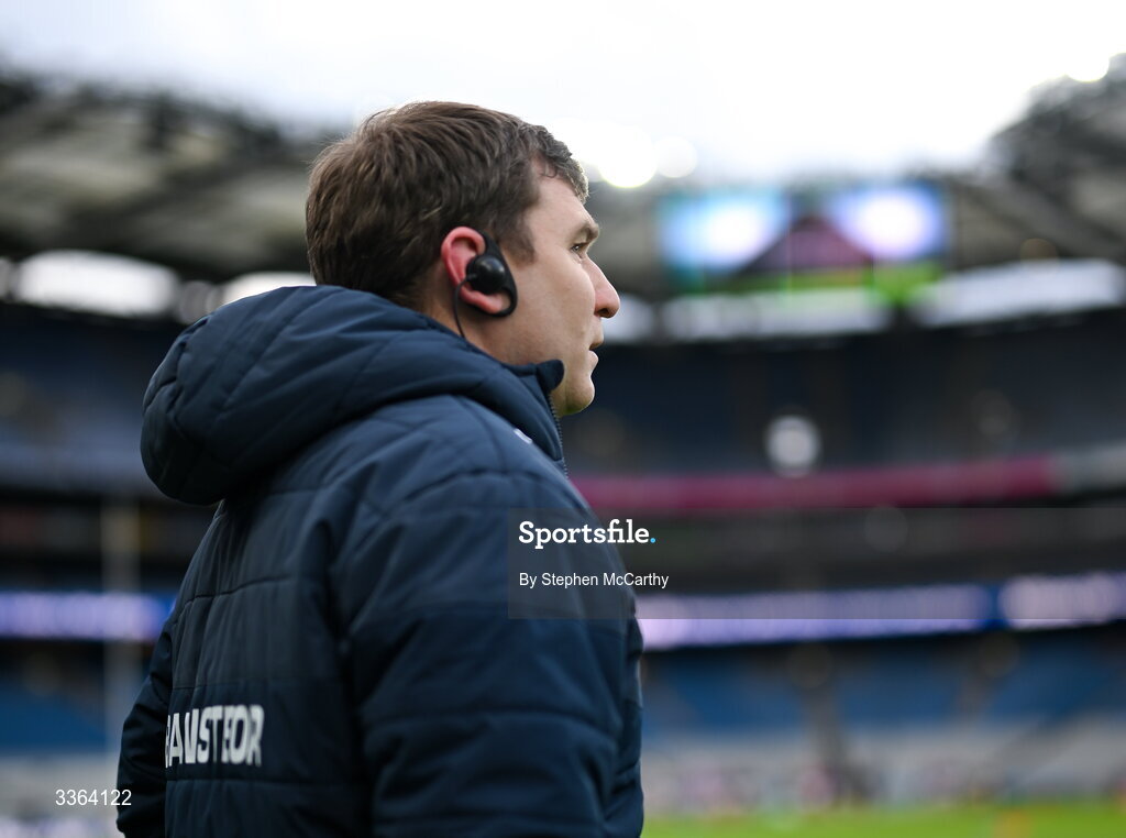 21 February 2026; Dublin manager Niall Ó Ceallacháin before the Allianz Hurling League Division 1B match between Dublin and Wexford at Croke Park in Dublin. Photo by Stephen McCarthy/Sportsfile