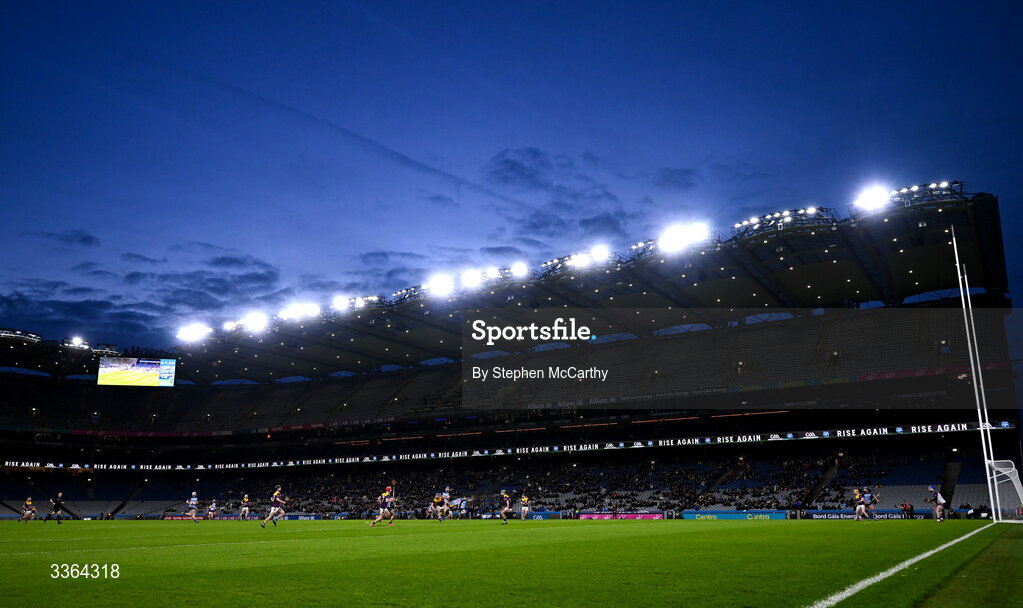 21 February 2026; A general view of Croke Park during the Allianz Hurling League Division 1B match between Dublin and Wexford at Croke Park in Dublin. Photo by Stephen McCarthy/Sportsfile