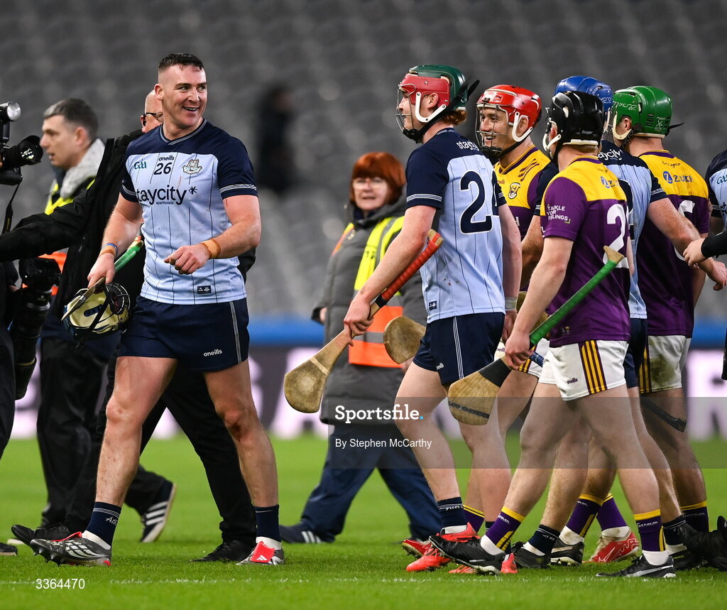 21 February 2026; John Hetherton, 26, of Dublin after the Allianz Hurling League Division 1B match between Dublin and Wexford at Croke Park in Dublin. Photo by Stephen McCarthy/Sportsfile