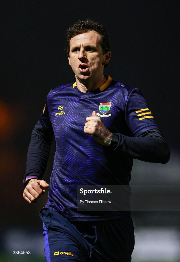21 February 2026; Clare mindset coach Tony Griffin after the Allianz Hurling League Division 1B match between Kildare and Clare at Cedral St Conleth's Park in Newbridge, Kildare. Photo by Thomas Flinkow/Sportsfile