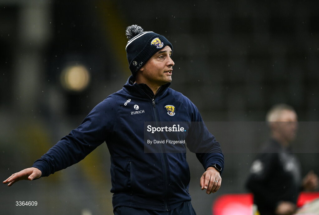 21 February 2026; Wexford manager Keith Rossiter during the Allianz Hurling League Division 1B match between Dublin and Wexford at Croke Park in Dublin. Photo by David Fitzgerald/Sportsfile