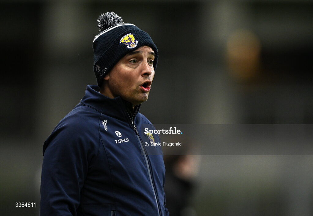 21 February 2026; Wexford manager Keith Rossiter during the Allianz Hurling League Division 1B match between Dublin and Wexford at Croke Park in Dublin. Photo by David Fitzgerald/Sportsfile