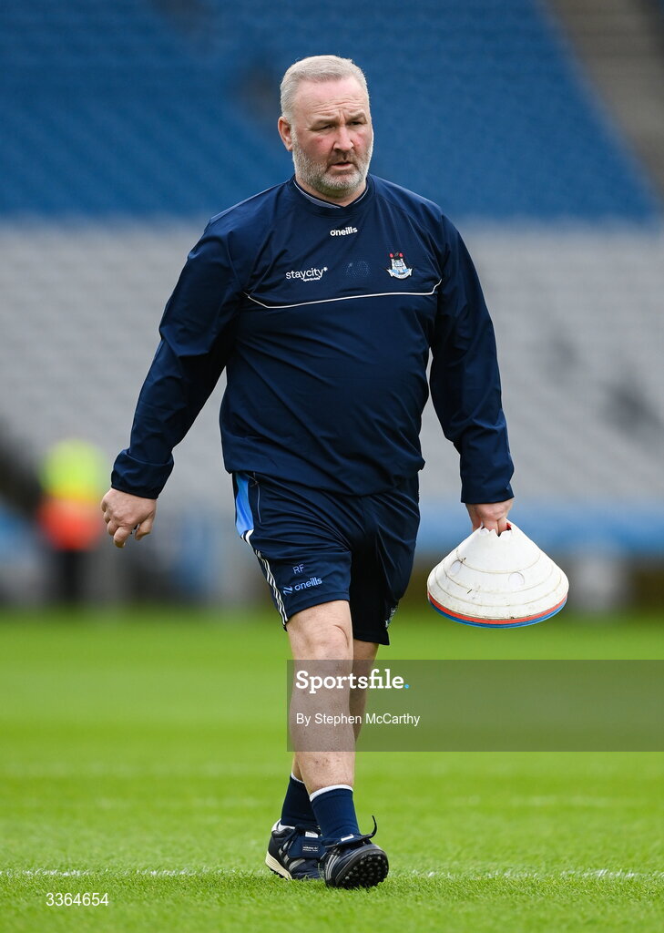 21 February 2026; Dublin kitman Ray Finn before the Allianz Hurling League Division 1B match between Dublin and Wexford at Croke Park in Dublin. Photo by Stephen McCarthy/Sportsfile