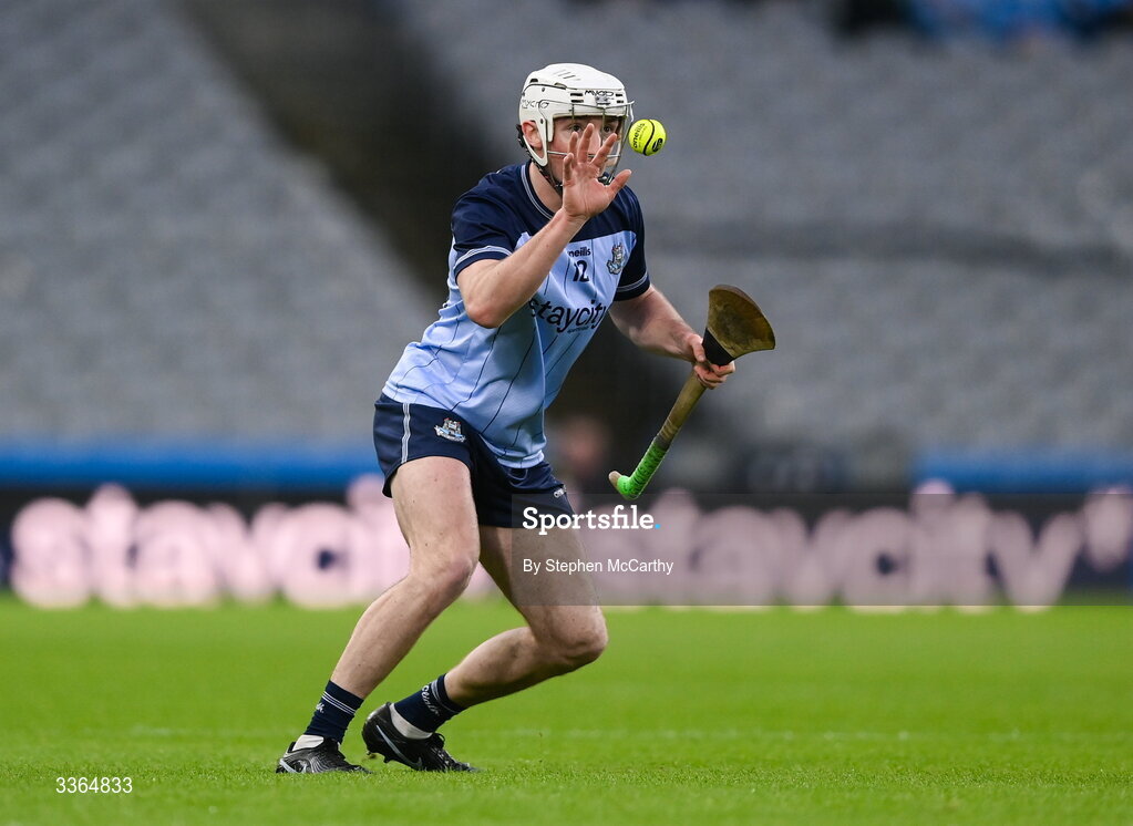 21 February 2026; Darragh Power of Dublin during the Allianz Hurling League Division 1B match between Dublin and Wexford at Croke Park in Dublin. Photo by Stephen McCarthy/Sportsfile