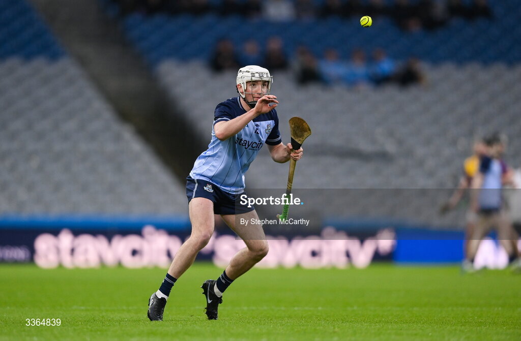 21 February 2026; Darragh Power of Dublin during the Allianz Hurling League Division 1B match between Dublin and Wexford at Croke Park in Dublin. Photo by Stephen McCarthy/Sportsfile