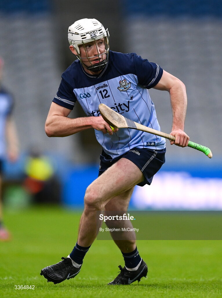 21 February 2026; Darragh Power of Dublin during the Allianz Hurling League Division 1B match between Dublin and Wexford at Croke Park in Dublin. Photo by Stephen McCarthy/Sportsfile