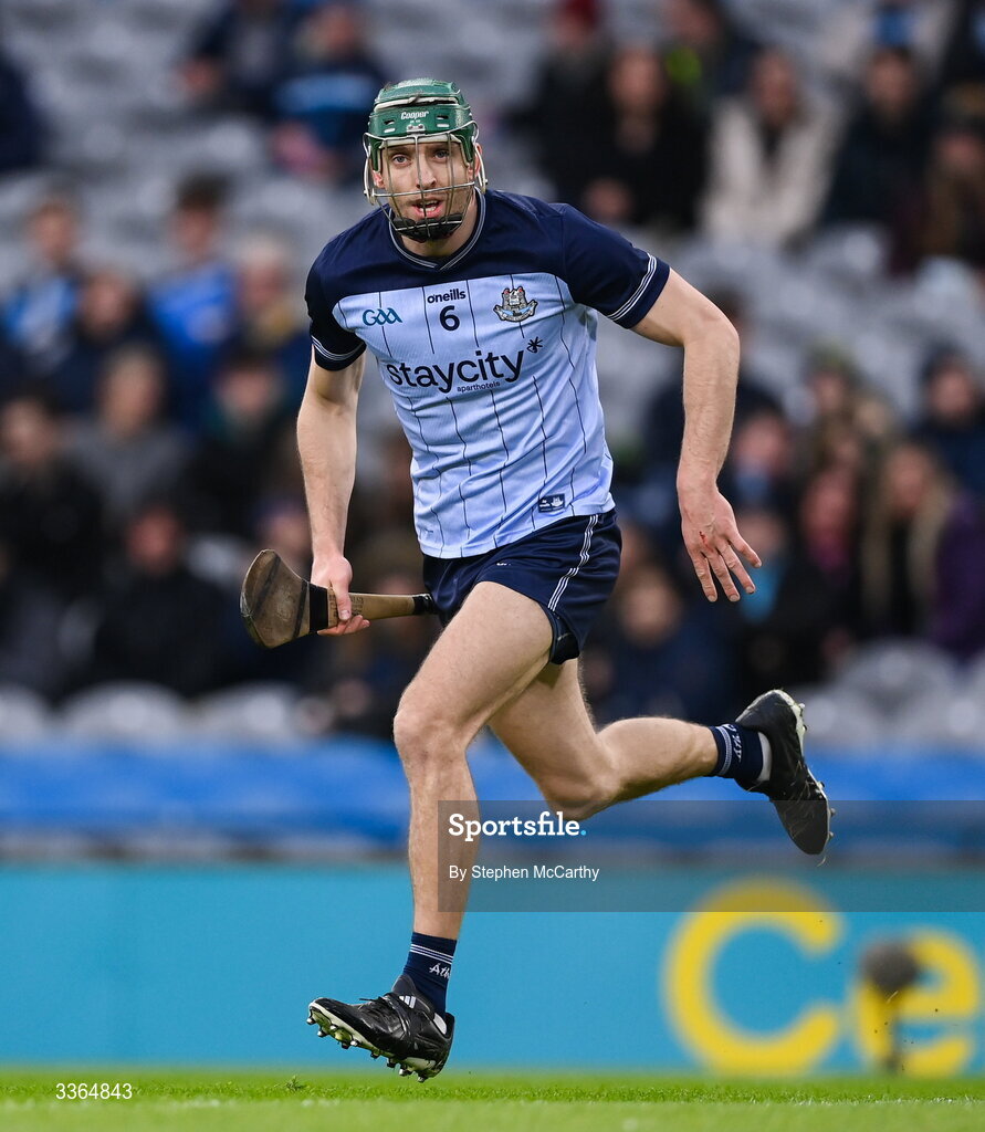 21 February 2026; Chris Crummey of Dublin during the Allianz Hurling League Division 1B match between Dublin and Wexford at Croke Park in Dublin. Photo by Stephen McCarthy/Sportsfile