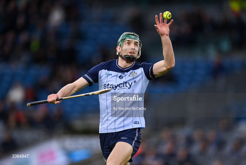 21 February 2026; Chris Crummey of Dublin during the Allianz Hurling League Division 1B match between Dublin and Wexford at Croke Park in Dublin. Photo by Stephen McCarthy/Sportsfile