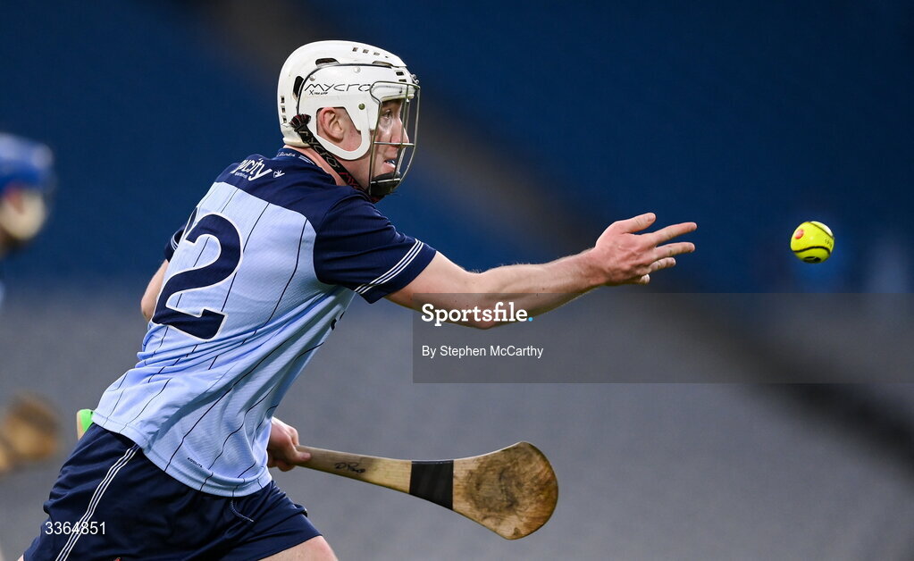 21 February 2026; Darragh Power of Dublin during the Allianz Hurling League Division 1B match between Dublin and Wexford at Croke Park in Dublin. Photo by Stephen McCarthy/Sportsfile