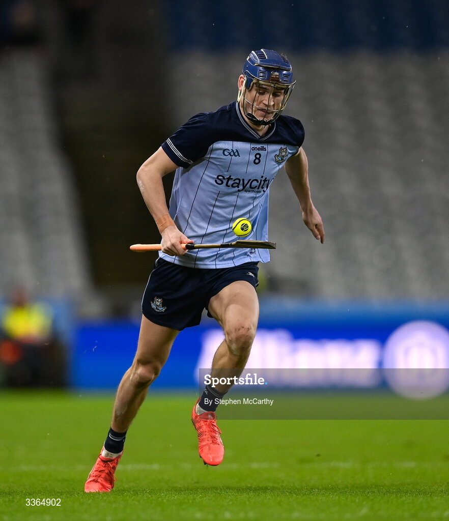 21 February 2026; Brian Hayes of Dublin during the Allianz Hurling League Division 1B match between Dublin and Wexford at Croke Park in Dublin. Photo by Stephen McCarthy/Sportsfile