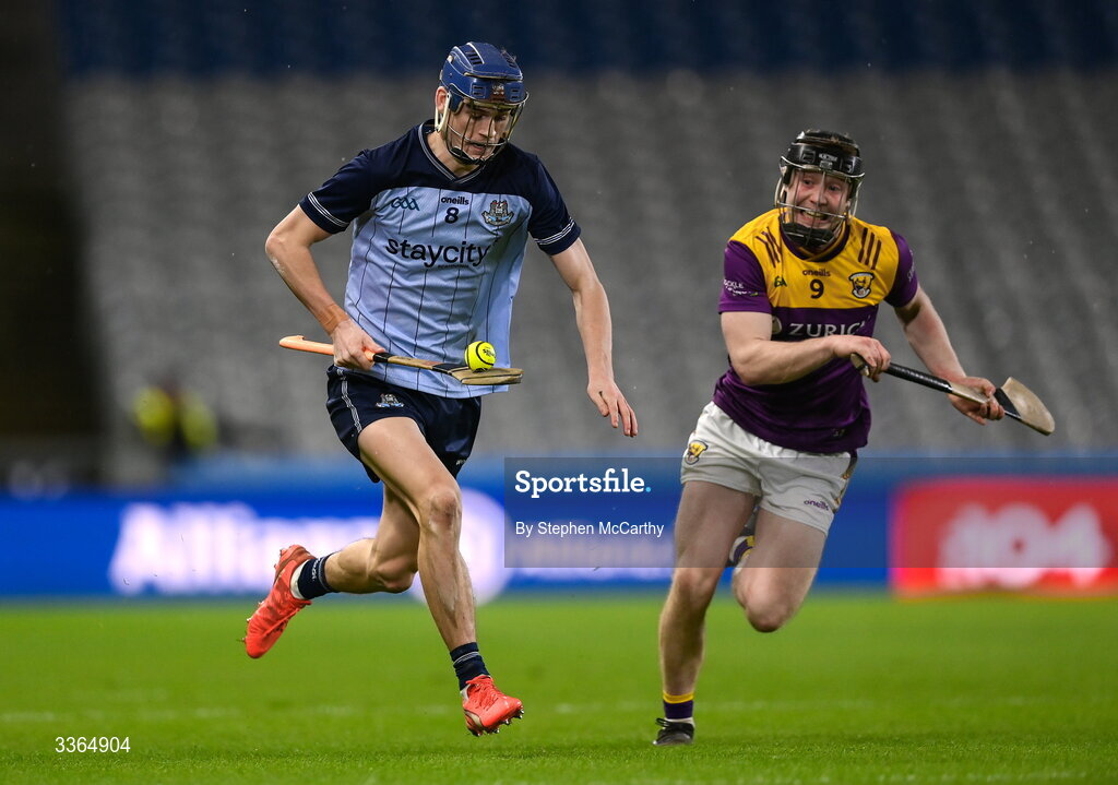 21 February 2026; Brian Hayes of Dublin during the Allianz Hurling League Division 1B match between Dublin and Wexford at Croke Park in Dublin. Photo by Stephen McCarthy/Sportsfile