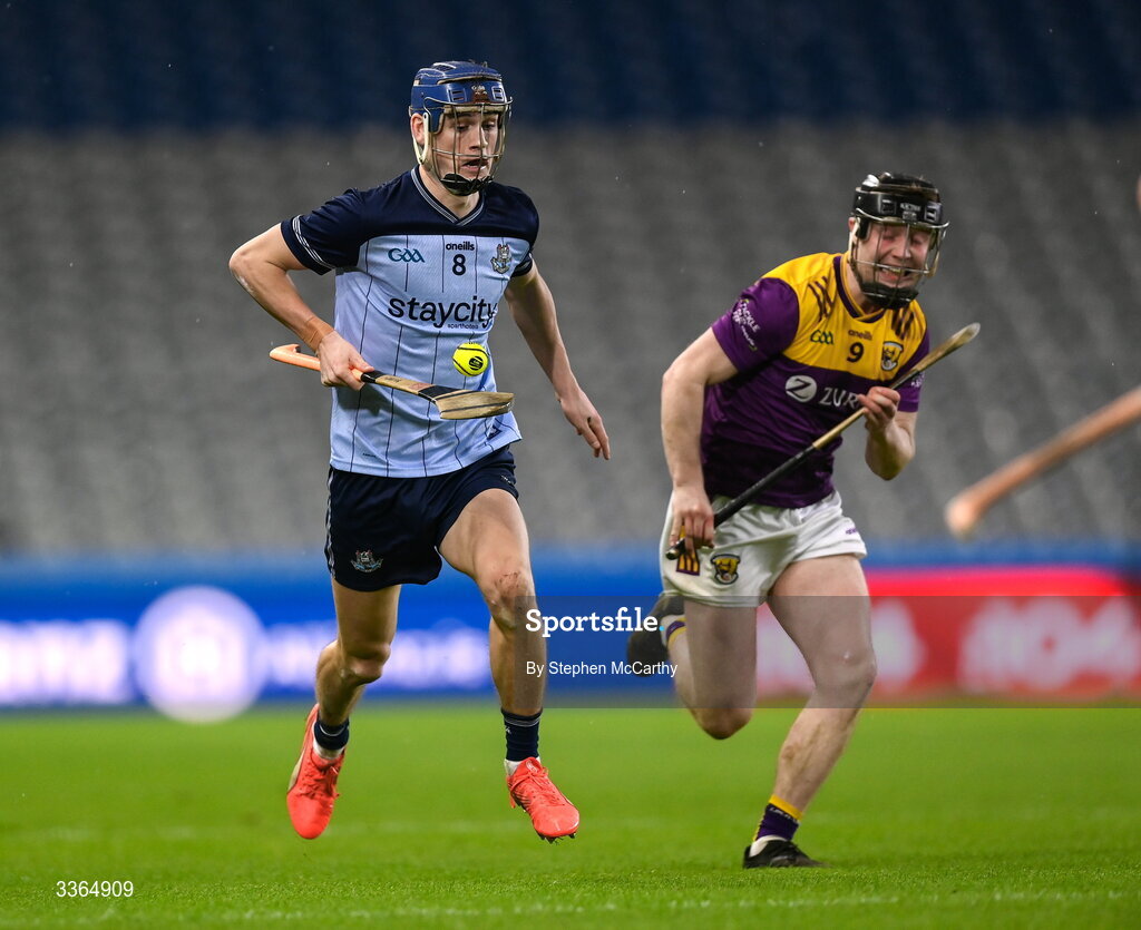21 February 2026; Brian Hayes of Dublin during the Allianz Hurling League Division 1B match between Dublin and Wexford at Croke Park in Dublin. Photo by Stephen McCarthy/Sportsfile
