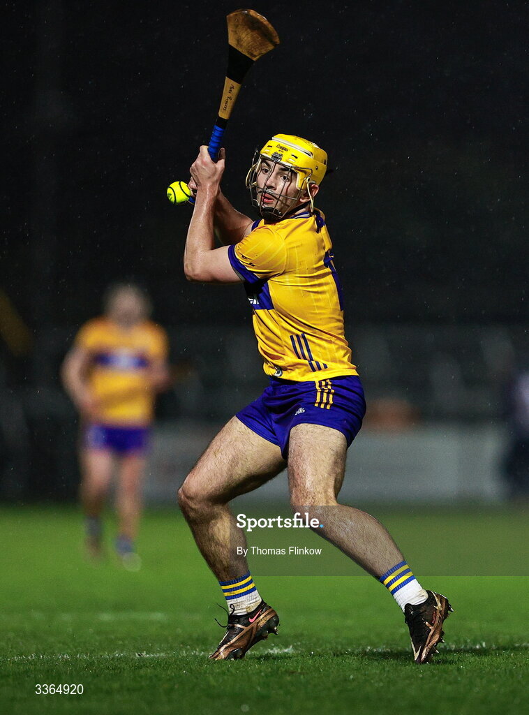 21 February 2026; Mark Rodgers of Clare during the Allianz Hurling League Division 1B match between Kildare and Clare at Cedral St Conleth's Park in Newbridge, Kildare. Photo by Thomas Flinkow/Sportsfile