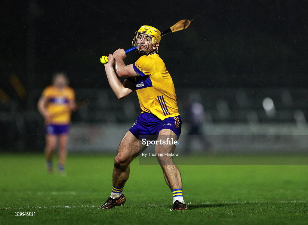 21 February 2026; Mark Rodgers of Clare during the Allianz Hurling League Division 1B match between Kildare and Clare at Cedral St Conleth's Park in Newbridge, Kildare. Photo by Thomas Flinkow/Sportsfile