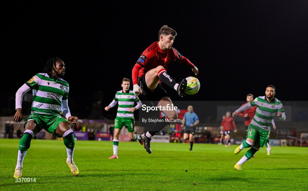 27 February 2026; Colm Whelan of Bohemians during the SSE Airtricity Men's Premier Division match between Bohemians and Shamrock Rovers at Dalymount Park in Dublin. Photo by Stephen McCarthy/Sportsfile