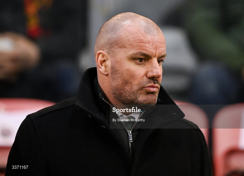 27 February 2026; Shamrock Rovers board member Brendan Dawson before the SSE Airtricity Men's Premier Division match between Bohemians and Shamrock Rovers at Dalymount Park in Dublin. Photo by Stephen McCarthy/Sportsfile