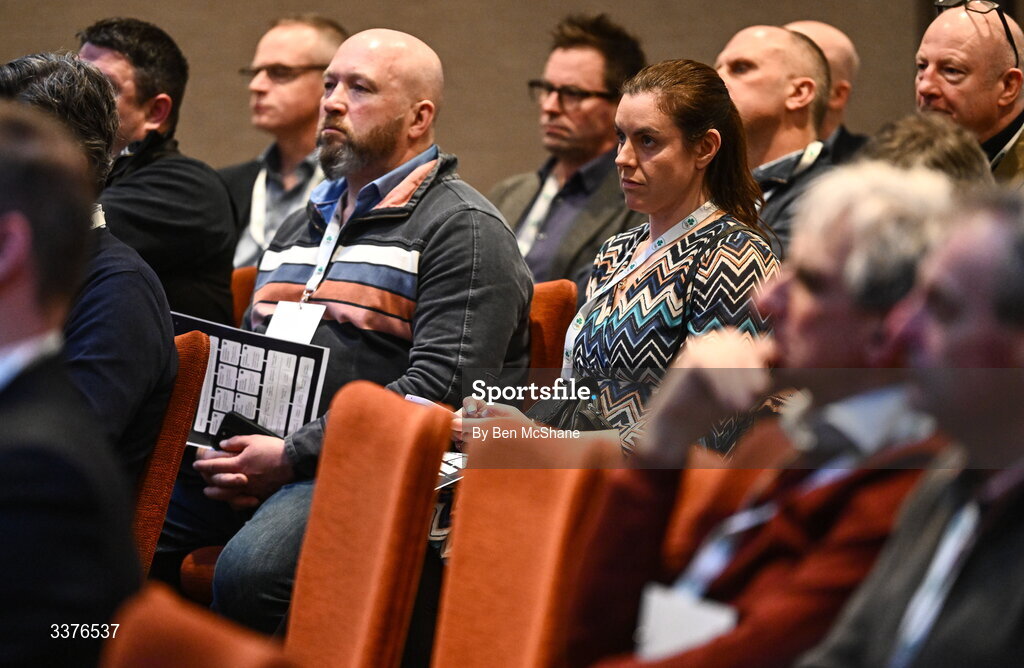 4 March 2026; Attendees during an Olympic Federation of Ireland members event at the Clayton Hotel, Cardiff Lane in Dublin. Photo by Ben McShane/Sportsfile