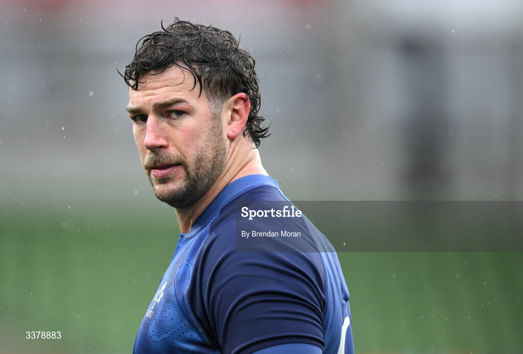 5 March 2026; Captain Caelan Doris during an Ireland Rugby squad captain's run at the Aviva Stadium in Dublin. Photo by Brendan Moran/Sportsfile