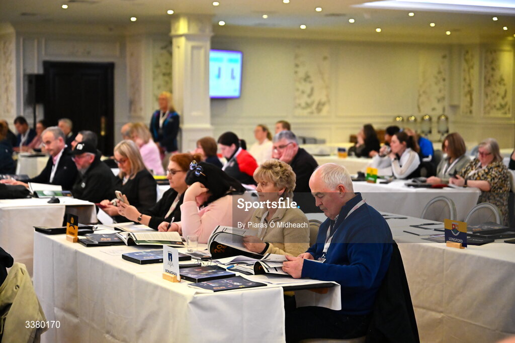 6 March 2026; Attendees during day one of the LGFA Annual Congress at the Diamond Coast Hotel in Sligo. Photo by Piaras Ó Mídheach/Sportsfile