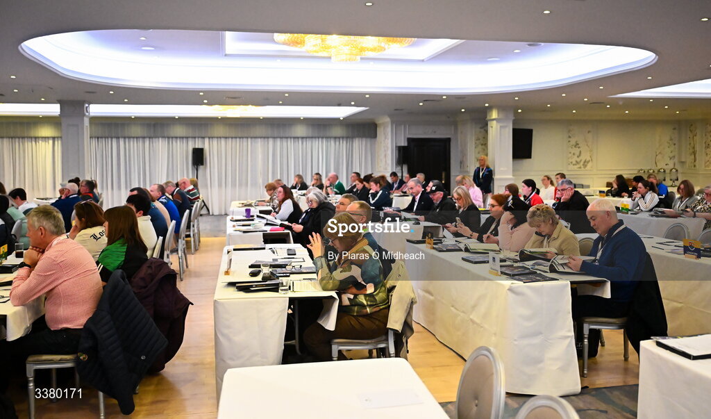 6 March 2026; Attendees during day one of the LGFA Annual Congress at the Diamond Coast Hotel in Sligo. Photo by Piaras Ó Mídheach/Sportsfile