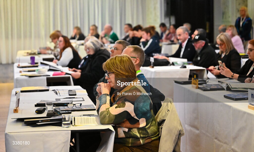 6 March 2026; Attendees during day one of the LGFA Annual Congress at the Diamond Coast Hotel in Sligo. Photo by Piaras Ó Mídheach/Sportsfile