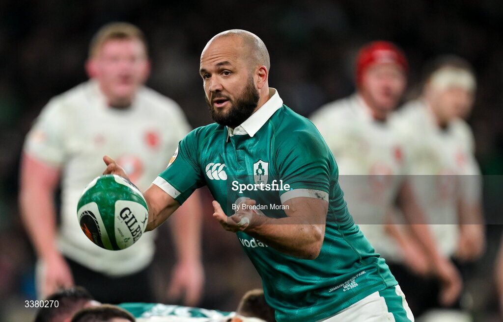 6 March 2026; Jamison Gibson-Park of Ireland during the Guinness 6 Nations Rugby Championship match between Ireland and Wales at the Aviva Stadium in Dublin. Photo by Brendan Moran/Sportsfile