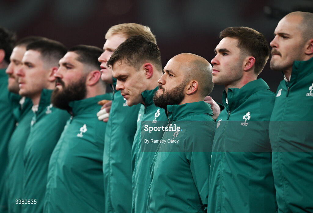 6 March 2026; Jamison Gibson-Park of Ireland before the Guinness 6 Nations Rugby Championship match between Ireland and Wales at the Aviva Stadium in Dublin. Photo by Ramsey Cardy/Sportsfile