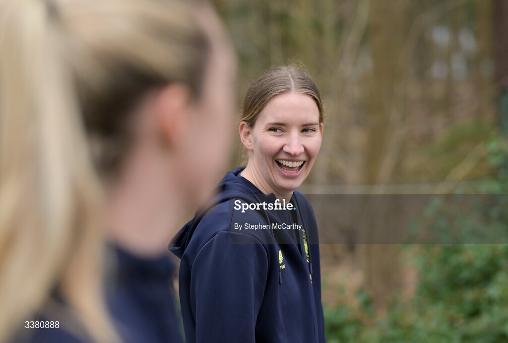 7 March 2026; Republic of Ireland's Sophie Whitehouse during a team walk near their hotel before the 2027 FIFA Women’s World Cup Qualifier match between the Netherlands and Republic of Ireland at Stadion Galgenwaard in Utrecht, Netherlands. Photo by Stephen McCarthy/Sportsfile