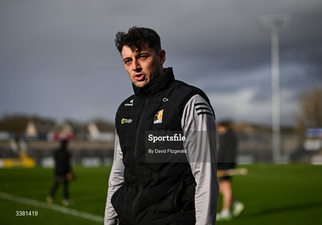 7 March 2026; Cian Kenny of Kilkenny before the Allianz Hurling League Division 1A match between Galway and Kilkenny at Pearse Stadium in Galway. Photo by David Fitzgerald/Sportsfile